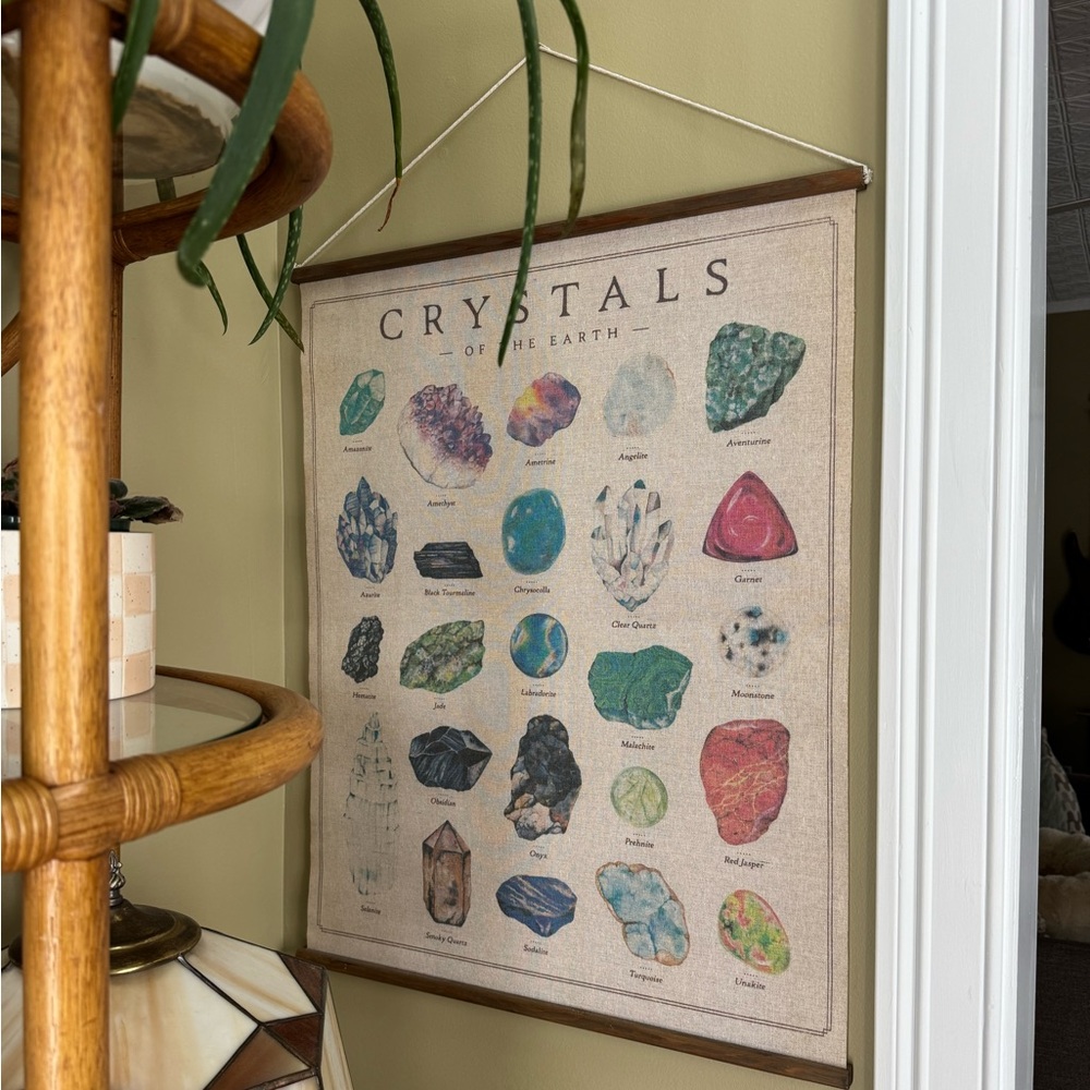 Crystals of the Earth Wall Hanging – 27” x 21.5”